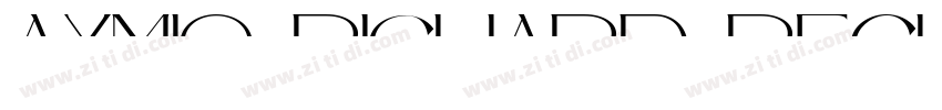 Axmiq Richard Regula字体转换